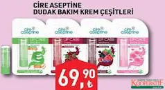 CİRE ASEPTİNE DUDAK BAKIM KREMİ ÇEŞİTLERİ fiyat ve kampanya bilgisi